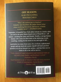 Image 2 of Jack Ketchum "Off Season: Author's Uncut, Uncensored Version"  Trade Paperback