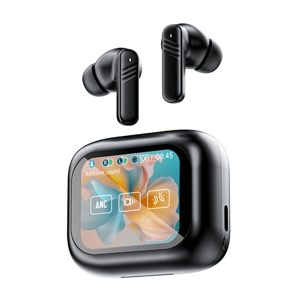 MSL M6 Touch Screen Earbuds - Bluetooth 5.3 with ANC and ENC