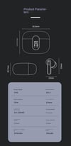 MSL Pro Max Wireless Bluetooth Earphones - TWS with ANC and Digital Display