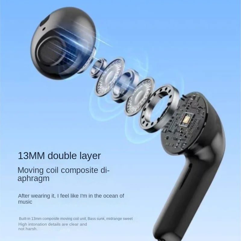 MSL Pro Max Wireless Bluetooth Earphones - TWS with ANC and Digital Display