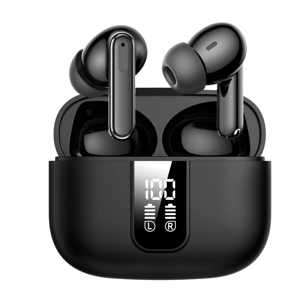 MSL Pro Max Wireless Bluetooth Earphones - TWS with ANC and Digital Display