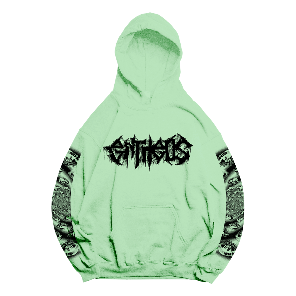 ENTHEOS SPIRAL EYES MINT HOODIE 