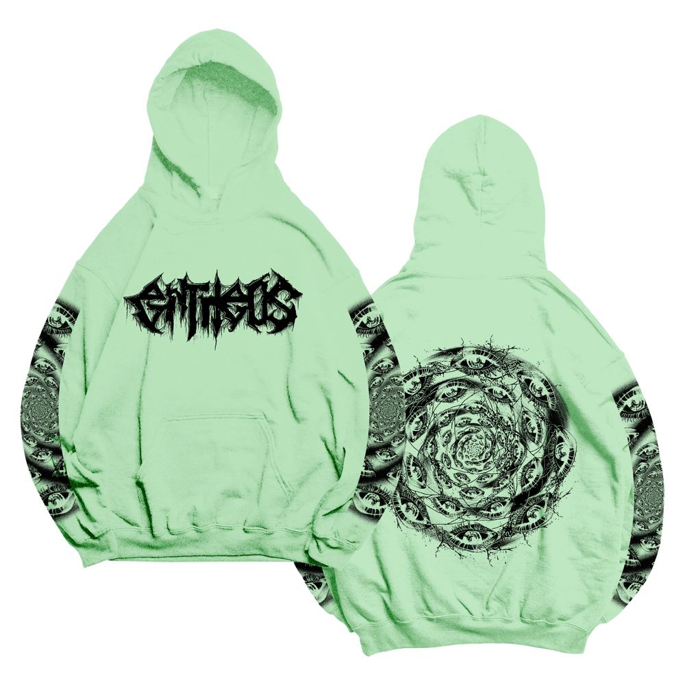 ENTHEOS SPIRAL EYES MINT HOODIE 