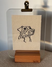 Image 1 of Portrait de votre animal dans un cadre en verre