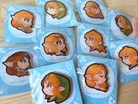 Image 1 of Zelda and Link Acrylic matching pins