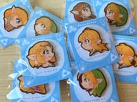 Image 2 of Zelda and Link Acrylic matching pins