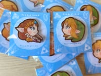 Image 3 of Zelda and Link Acrylic matching pins