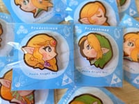 Image 4 of Zelda and Link Acrylic matching pins