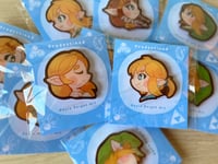 Image 5 of Zelda and Link Acrylic matching pins