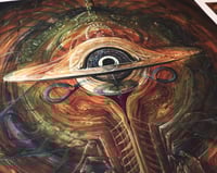 Image 3 of Black Hole Mandala ART PRINT