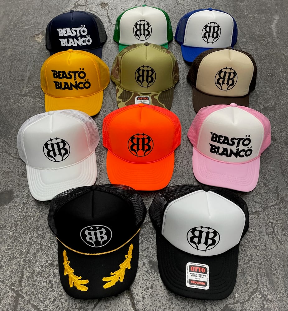 Image of BEASTO BLANCO LIMITED COLOR RUN TRUCKER HATS