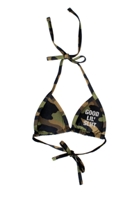 Image 2 of GOOD LIL' SLUT CAMO BIKINI TOP