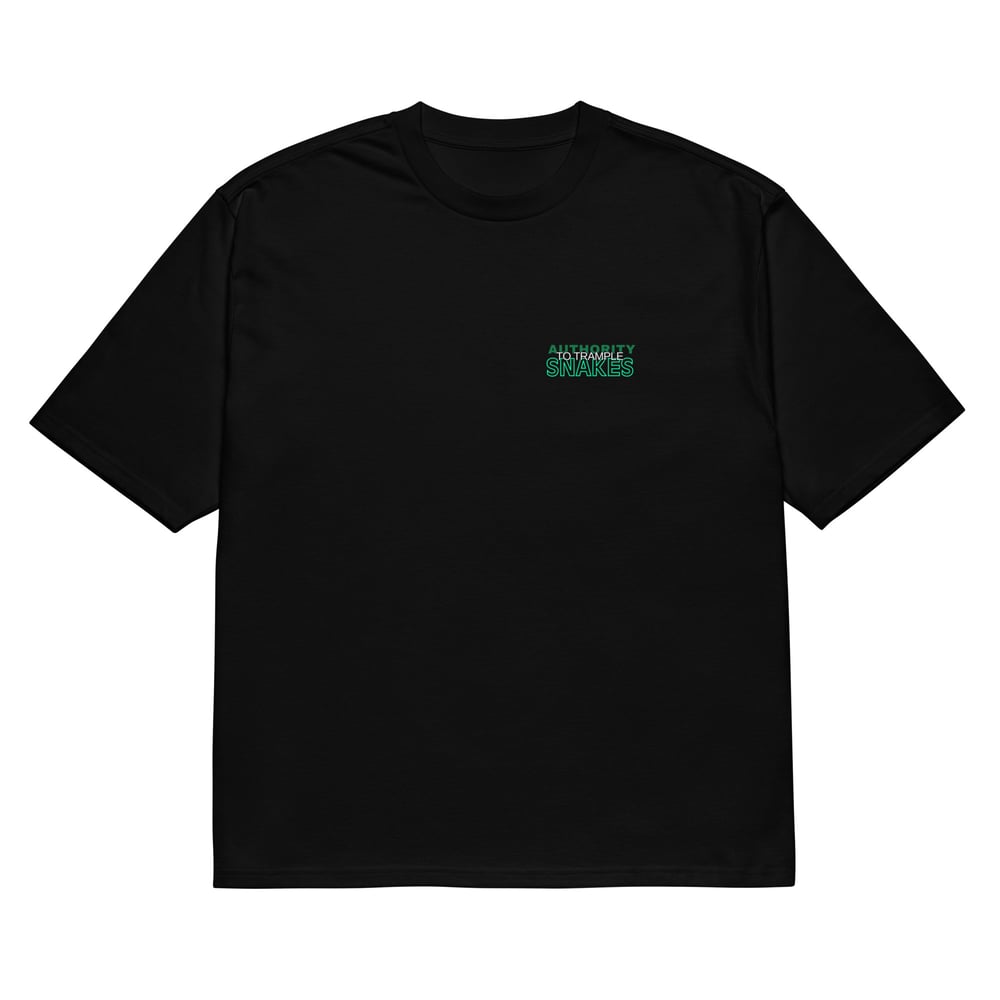 Image of "TRAMPLE" Oversized heavyweight t-shirt