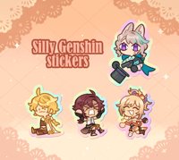  Silly Stickers ✦ Genshin Impact