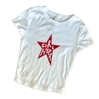 Image 1 of girl kisser baby tee