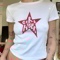 Image 3 of girl kisser baby tee