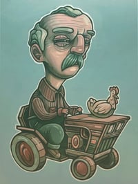 LAWNMOWER MAN PAINTING