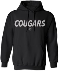 BLACK VARSITY PULLOVER HOODIE