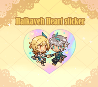  Haikaveh Heart sticker ✦ Genshin Impact