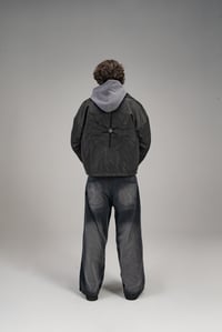 Image 23 of Black Baggy Denim Jeans