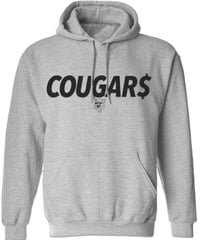 GREY VARSITY PULLOVER HOODIE