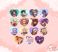 Image 2 of Heart Badges ✦ Genshin Impact