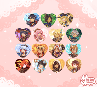 Image 3 of Heart Badges ✦ Genshin Impact