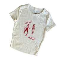Image 1 of wlw save a horse baby tee