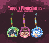 Image 1 of Yappers Phonecharms ✦ Genshin Impact