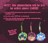 Image 2 of Yappers Phonecharms ✦ Genshin Impact