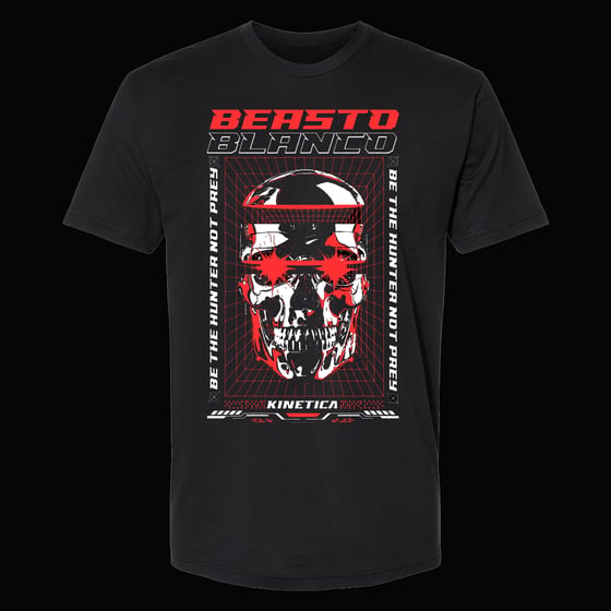 Image of OFFICIAL - BEASTO BLANCO - "MATRIX SKULL" UNISEX BLACK SHIRT