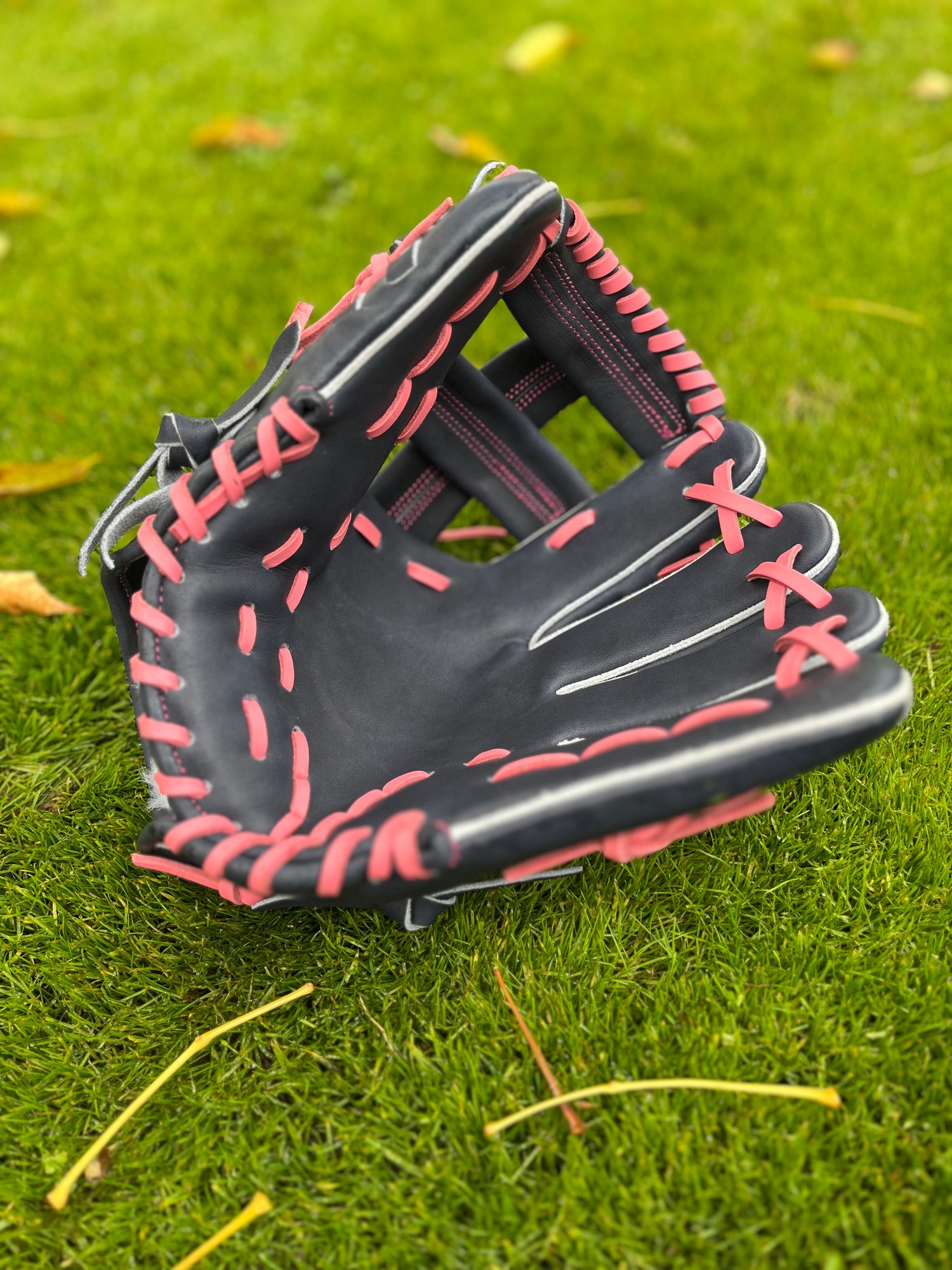 Image of 11.5" Navy & Pink Single Post