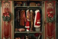 2025 Santa’s closet - dress up in Santa’s gear and have Santa measure you to be Santa! 