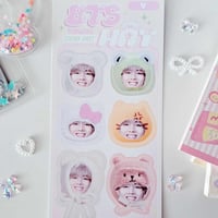 Image 7 of 5% OFF KAWAII HAT STICKER BTS