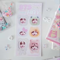 Image 5 of 5% OFF KAWAII HAT STICKER BTS