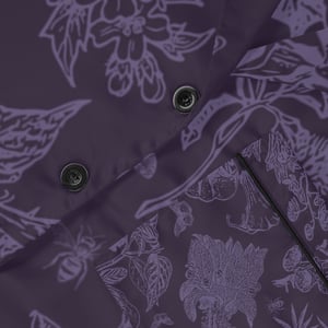 Image of Poisons and Pollinators | Women's Satin Pajama Set | Nightshade