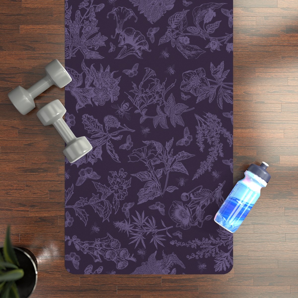 Image of Poisons and Pollinators | Yoga Mat | Nightshade