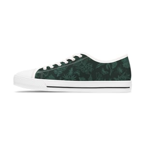 Image of Poisons and Pollinators | Women's Low Top Sneakers | Veridian