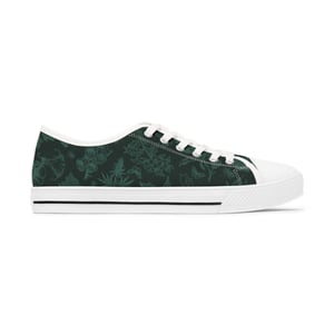 Image of Poisons and Pollinators | Women's Low Top Sneakers | Veridian