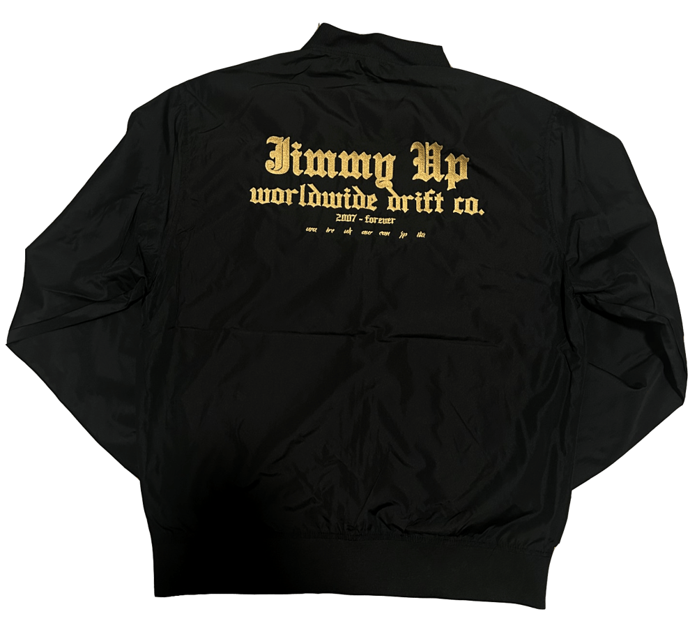 Image of Jimmy Up Black Lightweight Boomer Jacket *Black Friday Exclusive*