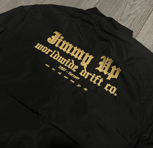 Image of Jimmy Up Black Lightweight Boomer Jacket *Black Friday Exclusive*