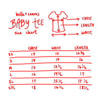 Image 2 of city rats baby tee