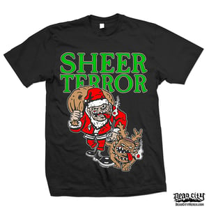 Image of SHEER TERROR "Screw Yule" T-Shirt