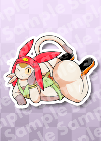 Meow Vinyl Sticker 2
