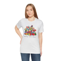 Image 2 of Smiling Children Celebrating Christmas Short Sleeve T-shirt