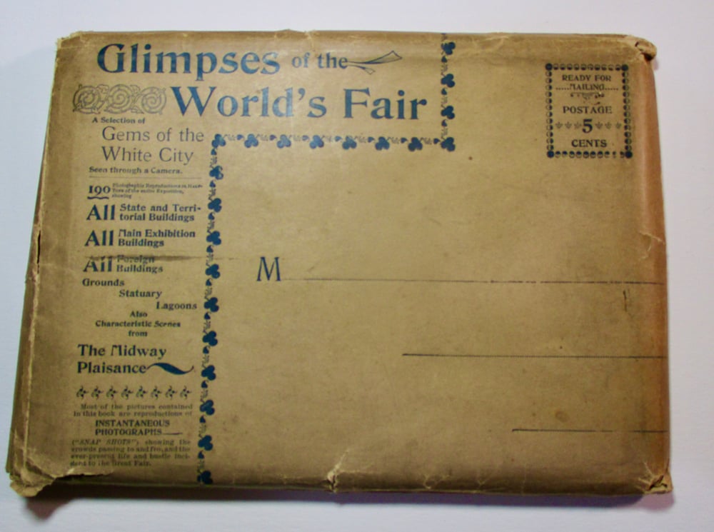 Thick Book of Photos Offering "Glimpses of the World's Columbian Expo"