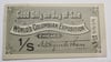 World's Columbian Exposition Day of Sale Ticket 1/S