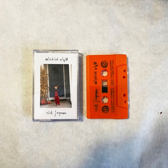 Image of Nick Jorgensen - 'Mischief Night' Cassette (Orange)