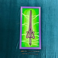 Power Sword- Glass Painting
