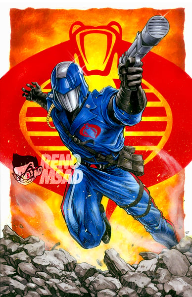 Image of COBRA COMMANDER 11X17